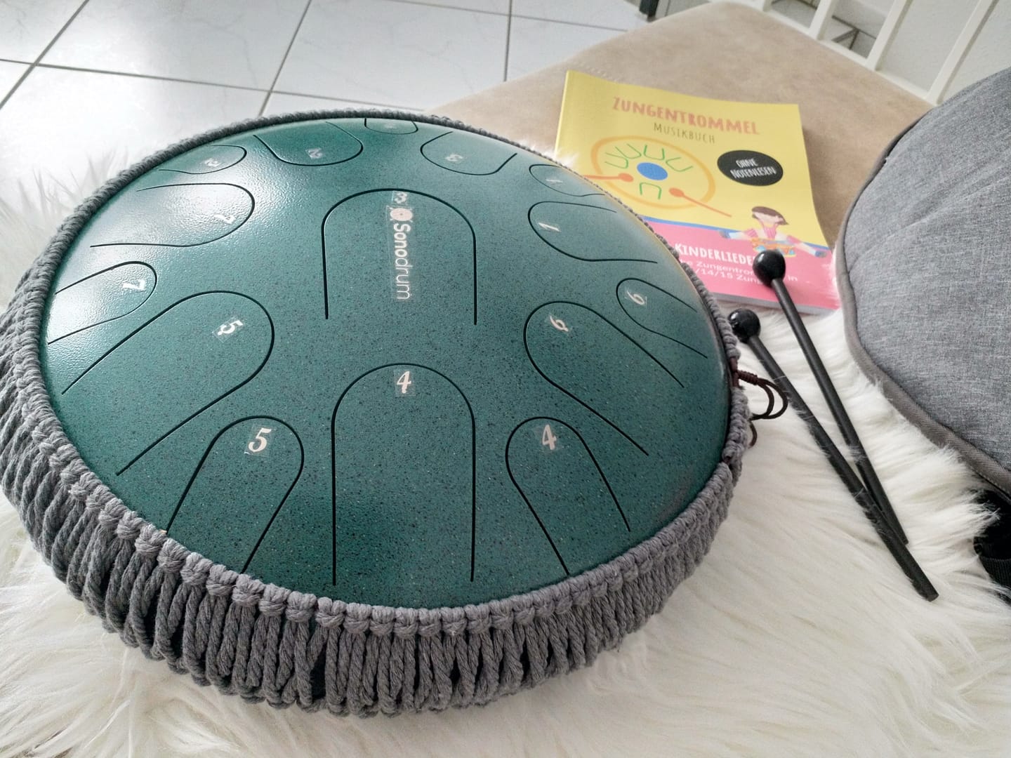Customer photo review of Sonodrum Zungentrommel - "Premium" - Handgefertigt - 35,5cm - 15 Zungen - C-Dur
