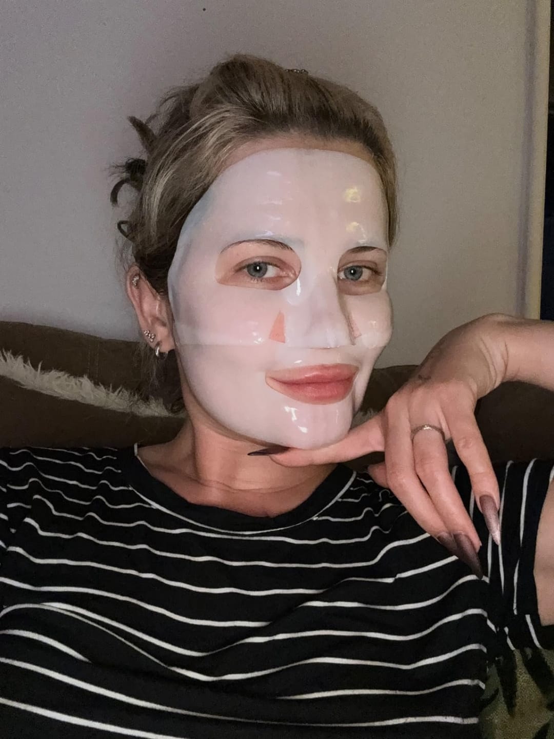 Customer photo review of SkinGlow™ Дълбоко Хидратираща Нощна Маска