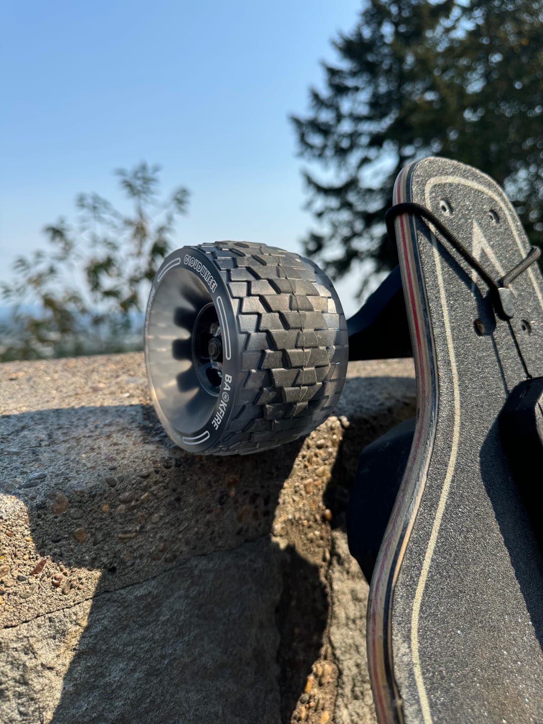 Customer photo review of 105mm Cloud Wheel Donut for Hub motors: G3, G2 black,Mini and G5
