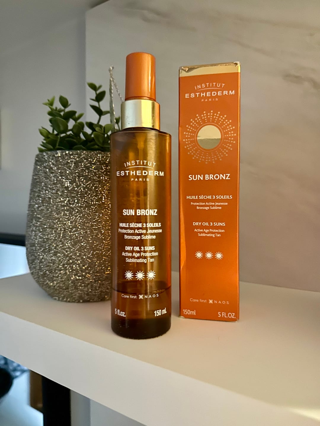 Customer photo review of Sun Bronz - Huile Sèche Corps 3 Soleils