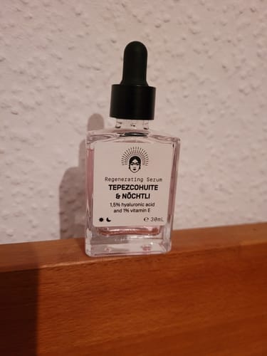 Customer photo review of Regenerating Serum - Tepezcohuite & Nōchtli