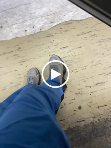 Customer video review of Maven Knob Lacing Lightweight Steel Toe Work Sneakers