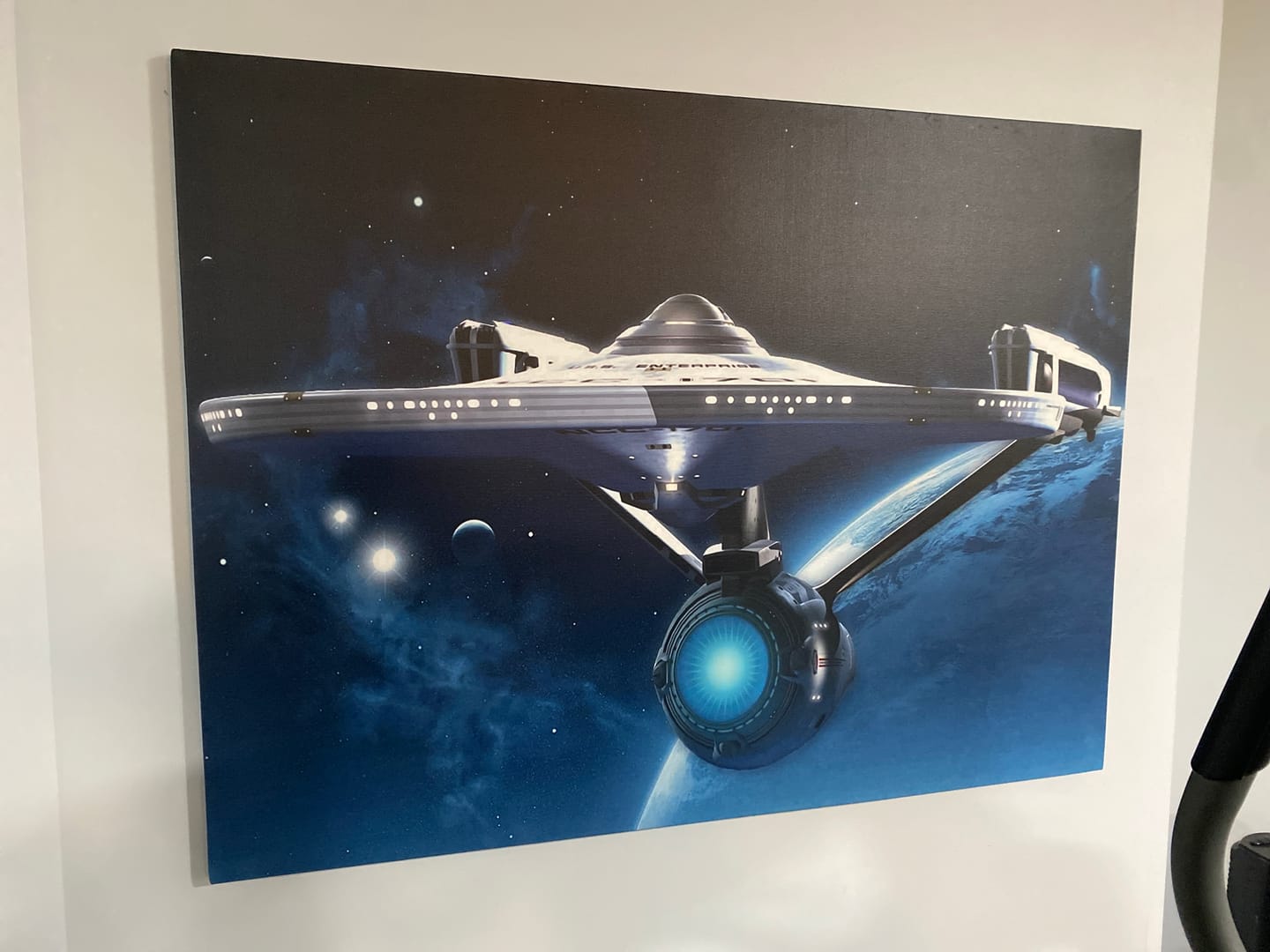 Customer photo review of Enterprise Wall Art