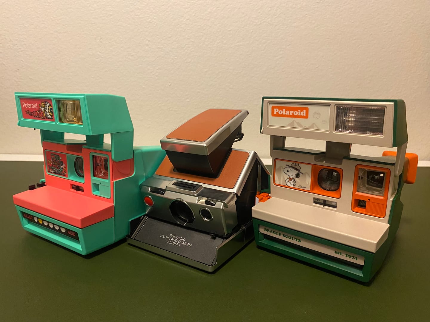 Customer photo review of Polaroid SX-70 Alpha 1 Chrome Folding Instant Film Camera