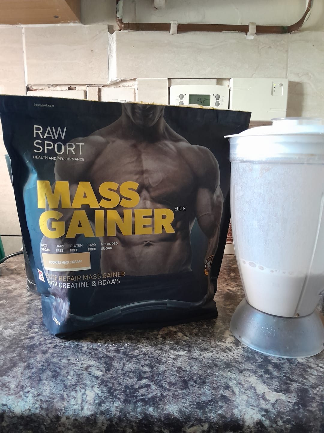Customer photo review of Mass Gainer Professional