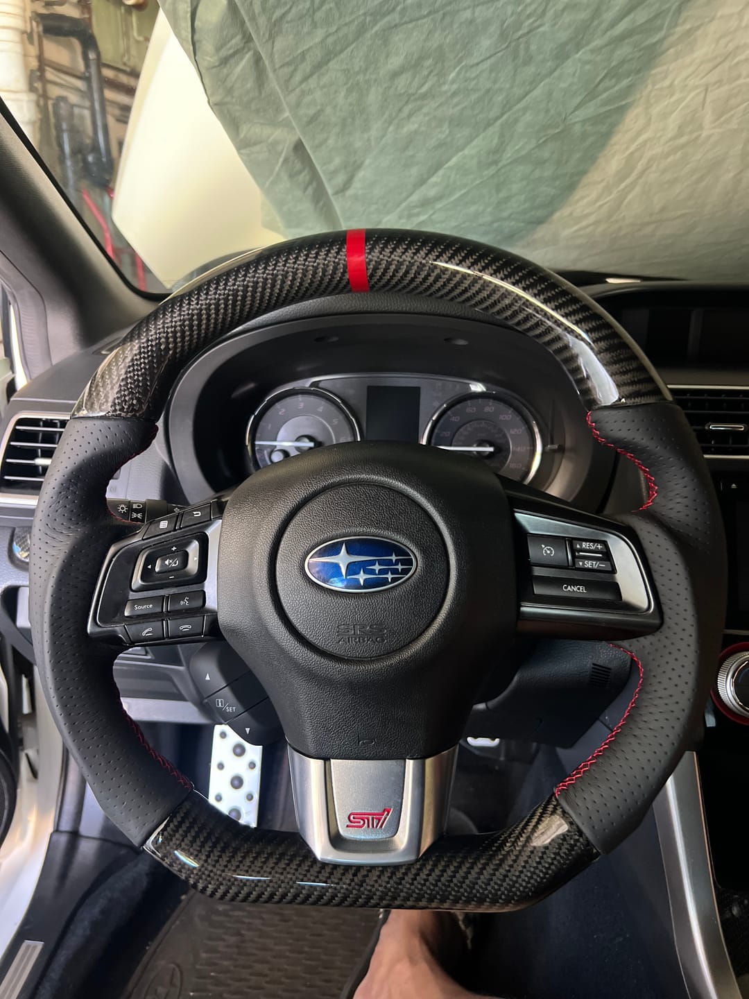 Customer photo review of 2015-21 Carbon D-Shape Steering Wheel
