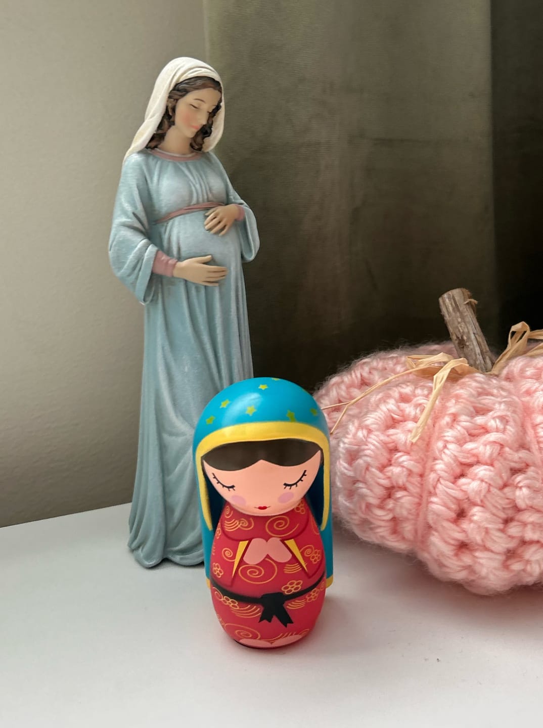 Customer photo review of Our Lady of Guadalupe Shining Light Doll