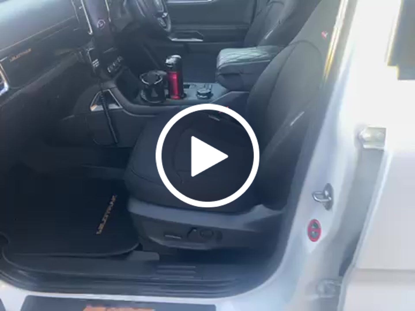 Customer video review of Sharkskin PLUS Neoprene Seat Covers for Ford RANGER NEXT-GEN XL / XLS