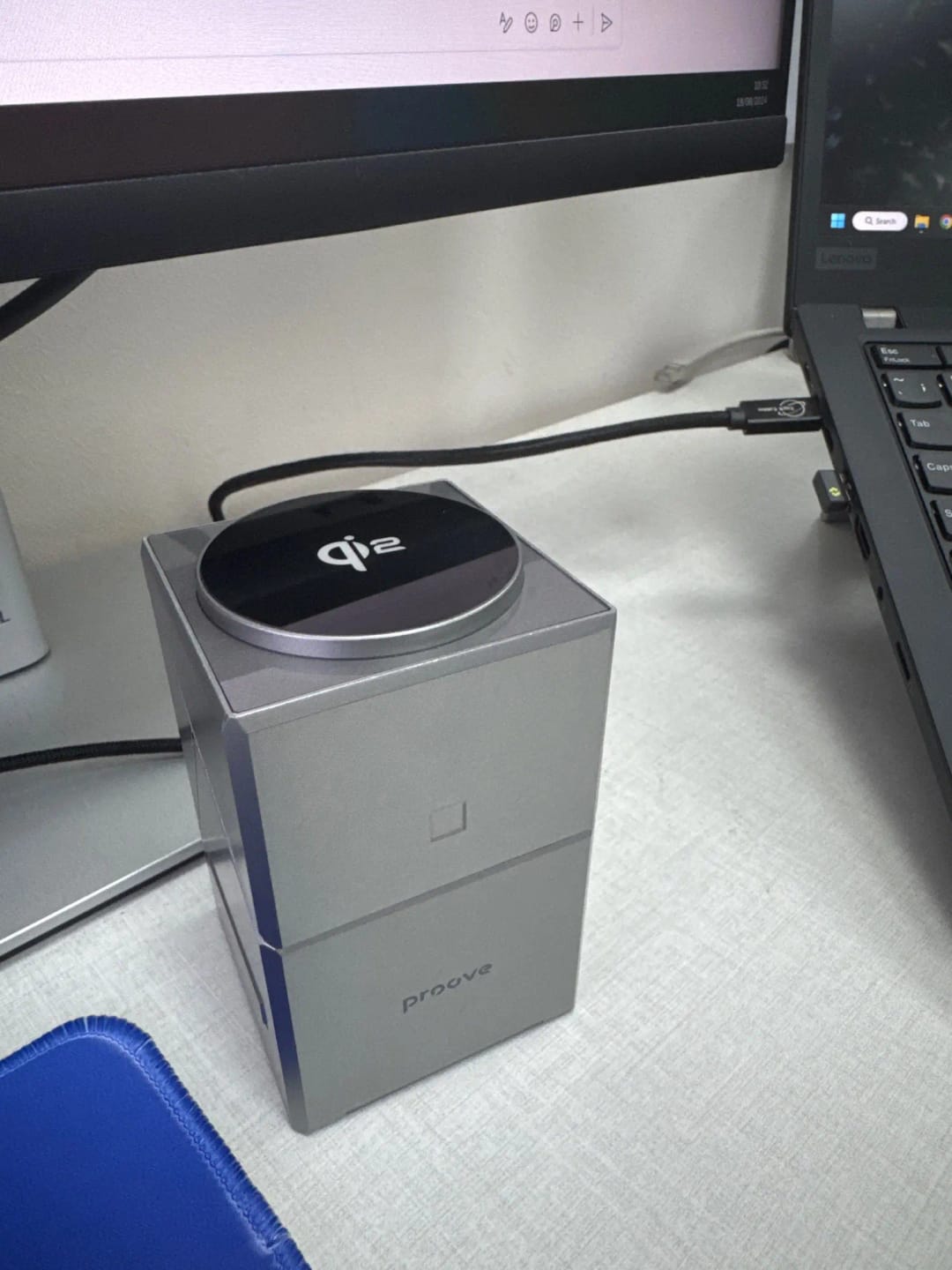 Customer photo review of 3 in 1 Magnetic Wireless Fast Charger