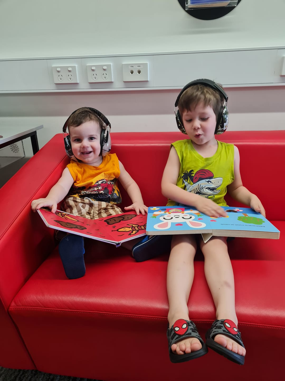 Customer photo review of SoftSounds Earmuffs ~ Various designs