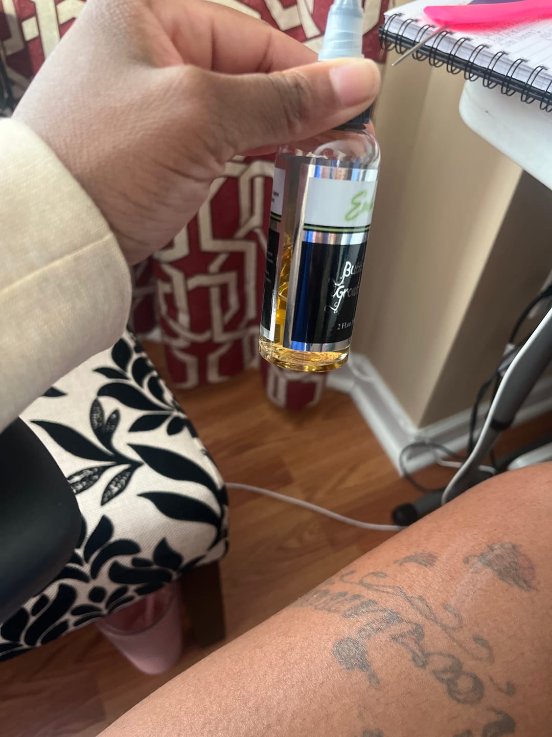 Customer photo review of Butterfly Growth™ Oil