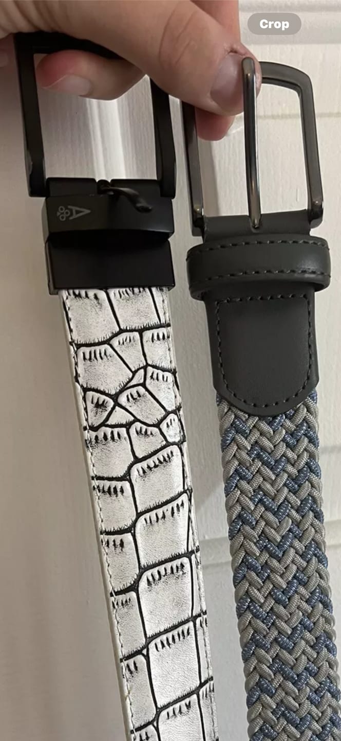 Customer photo review of MIDNIGHT ALLIGATOR BELT