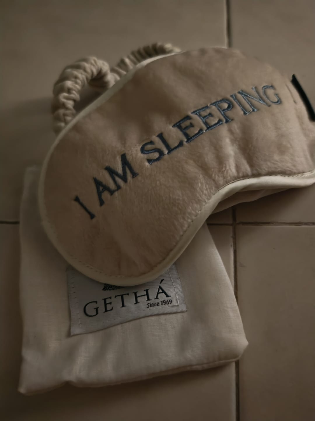 Customer photo review of I Am Sleeping Eye Mask