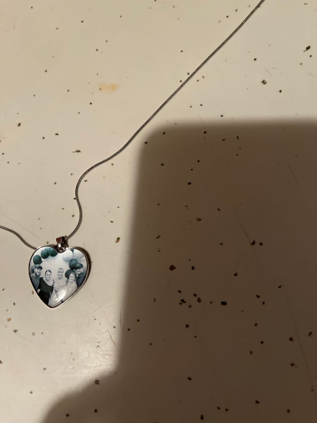 Customer photo review of Custom Photo Necklace Sweet Gift-N034