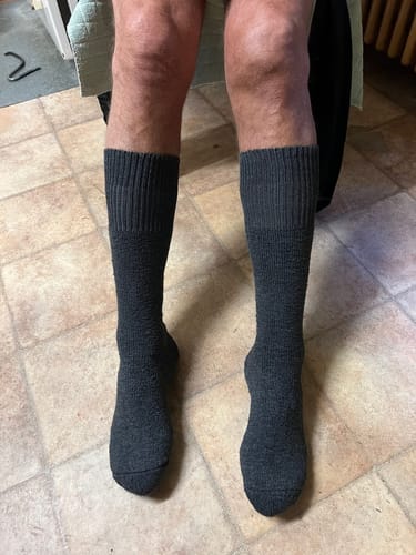 Customer photo review of Thermo Kniesocken mit Merinowolle - Nordpol