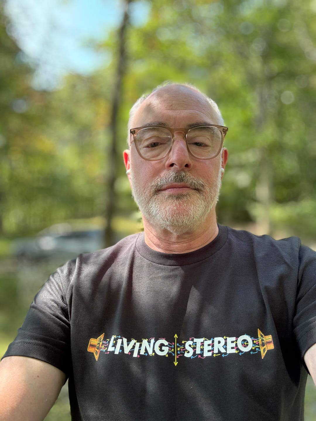 Customer photo review of Living Stereo T-Shirt
