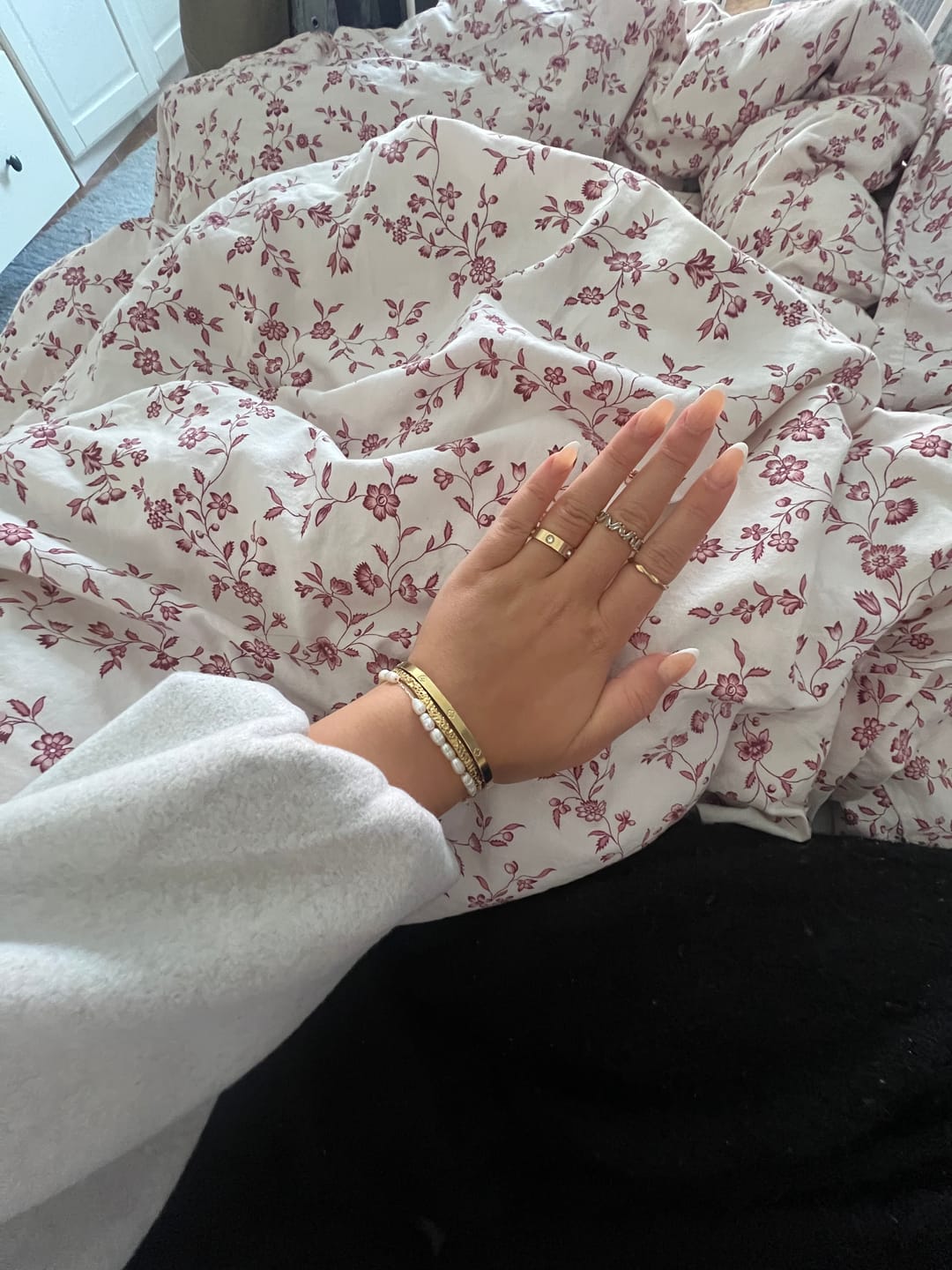 Customer photo review of Deluxe Timeless Stone Ring 14 Karat vergoldet
