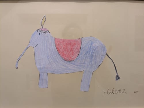 Customer photo review of Persönliche Kinderzeichnung als Halskette oder Anhänger