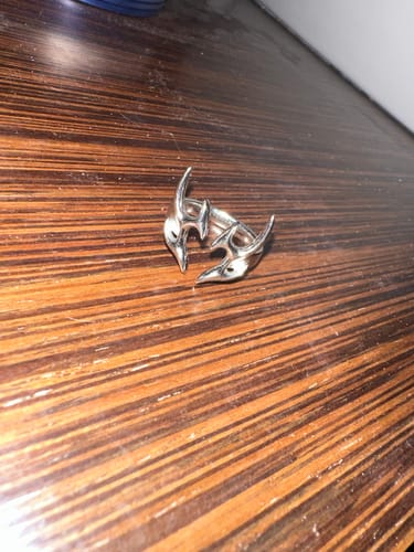 Customer photo review of Tribal Heart Ring