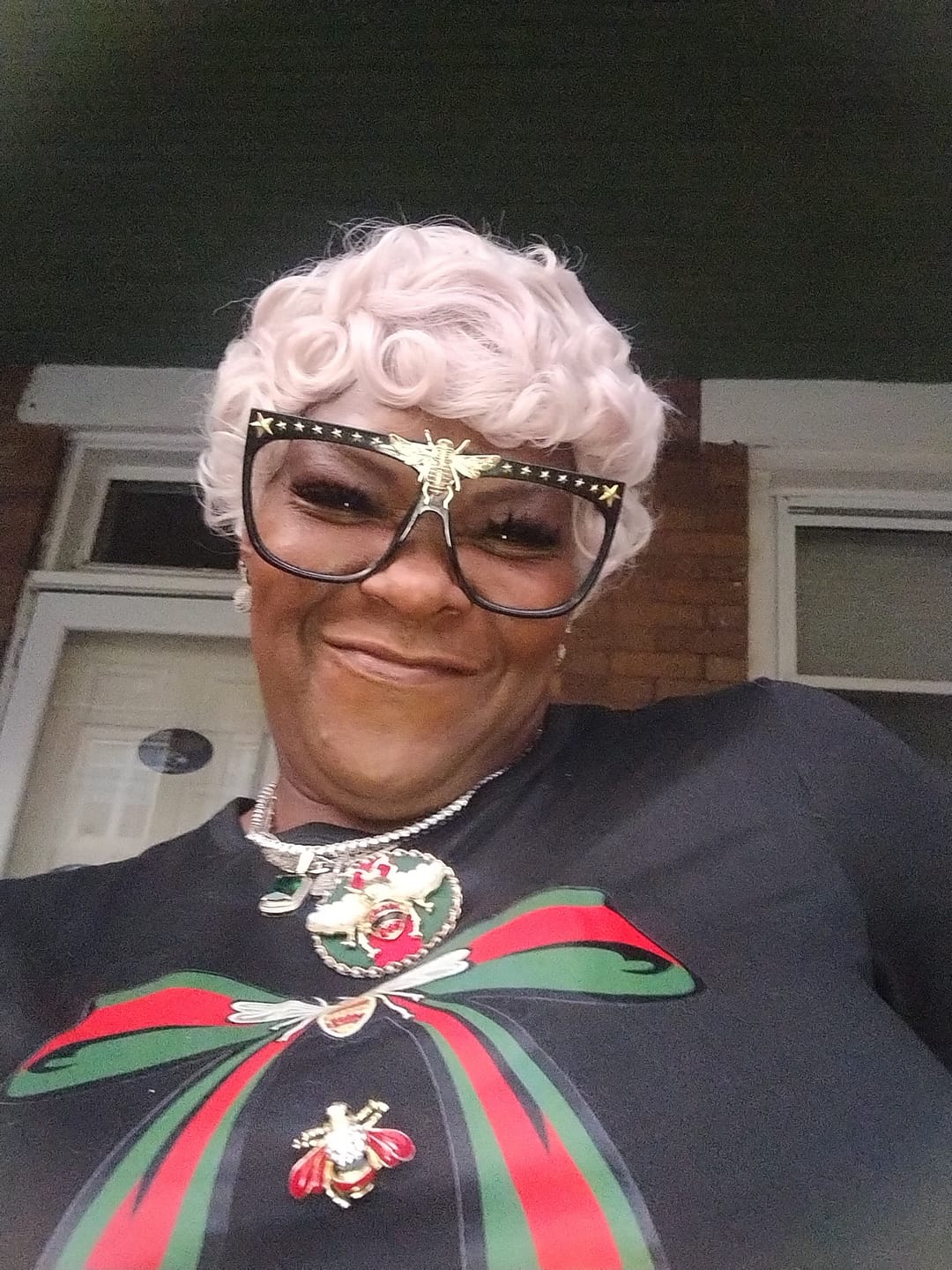 Customer photo review of Sensationnel Synthetic Dashly Full Wig - UNIT 1