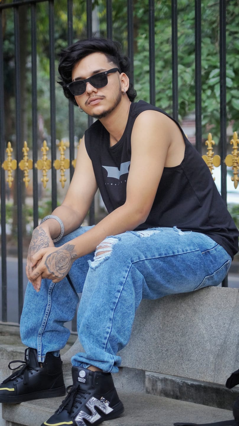 Customer photo review of Bacca Bucci High-Top PATCH-PLAY Men's Sneakers