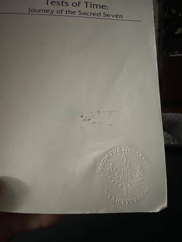 Customer photo review of Custom Book Embosser