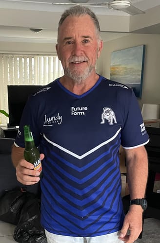 Customer photo review of 2024 Canterbury Bankstown Bulldogs Warm Up Tee - Adult
