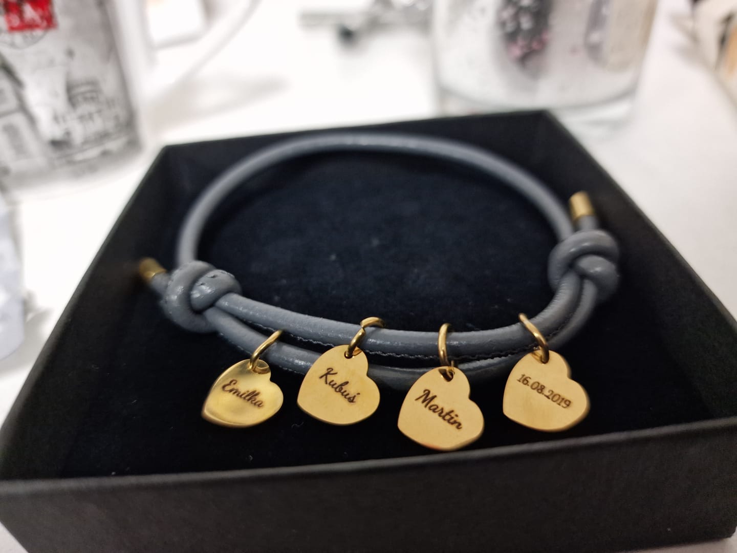 Customer photo review of Freunde - Individuelles Lederarmband