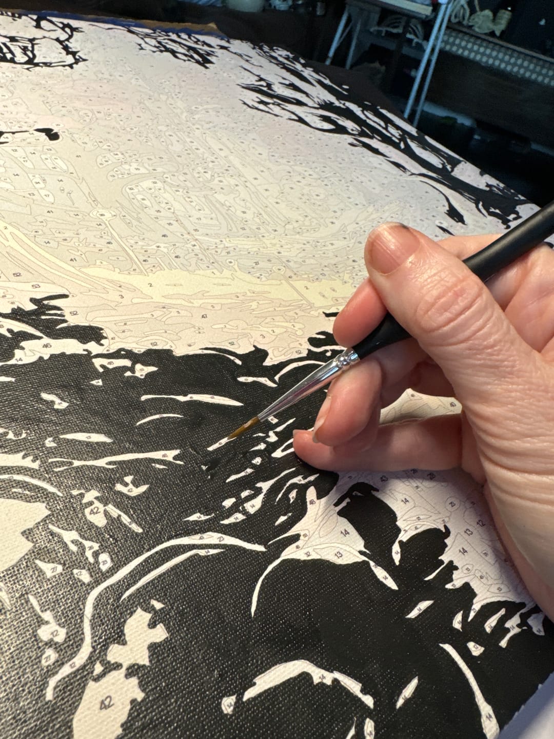 Customer photo review of Precision Detail Brushes (Set of 10)