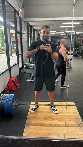 Customer photo review of Personal Record Lightweight Wrist Straps - PR902 - Black