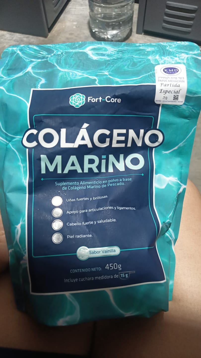 Customer photo review of Colágeno marino Fort Core