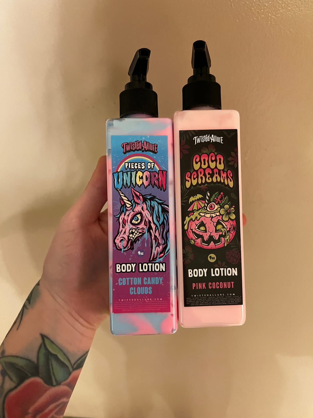 Customer photo review of Coco Screams Body Lotion