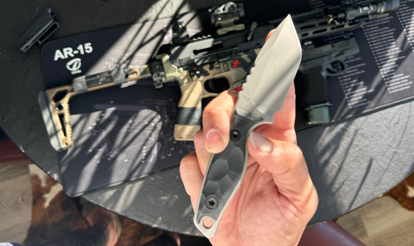 Customer photo review of V3NDETTA (Stonewashed & Black)