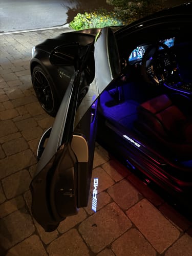 Customer photo review of MERCEDES DOOR LIGHTS