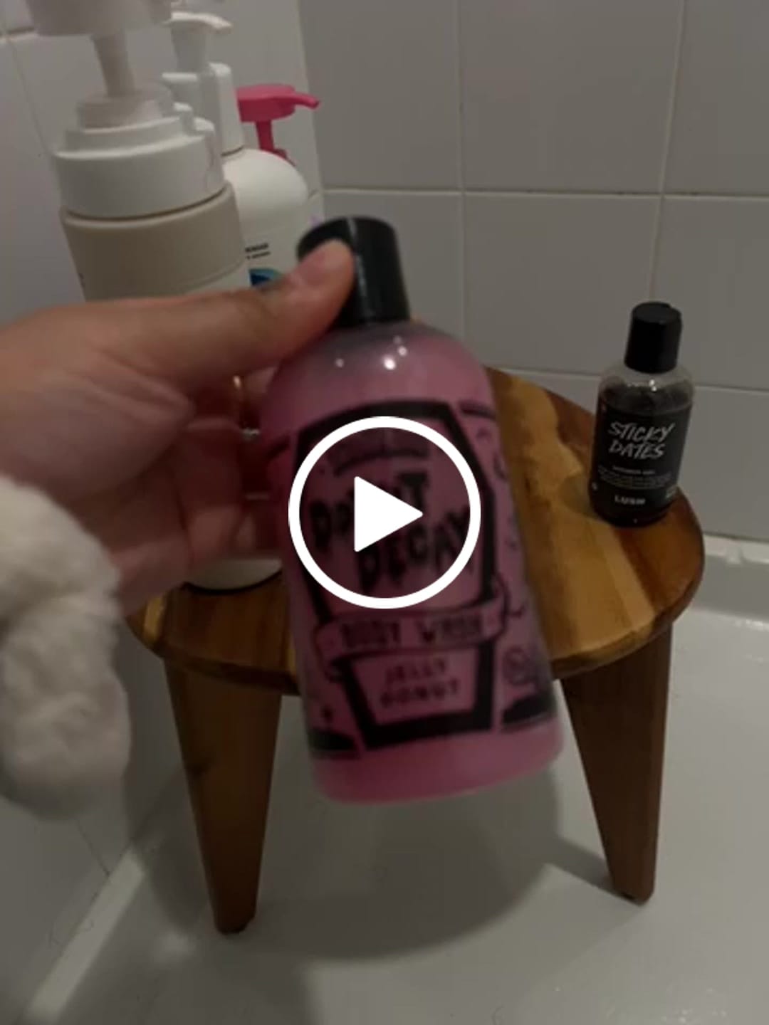 Customer video review of Donut Decay Sugar Scrub  (Jelly Donut)