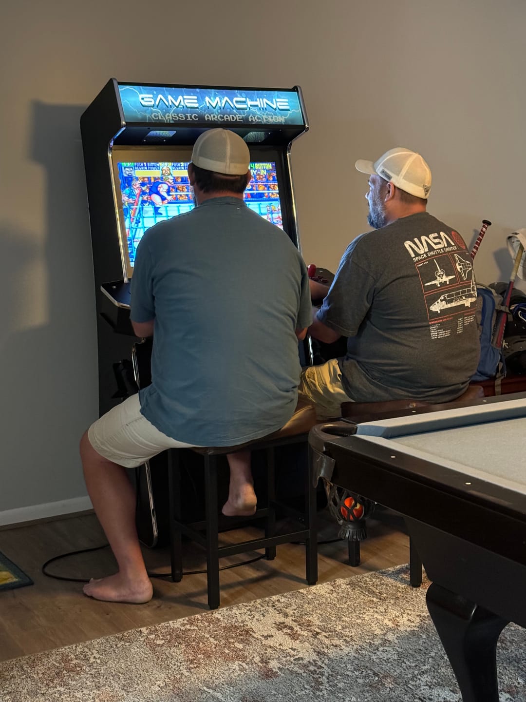 Customer photo review of 4 Player Standup with 2 shooting guns Arcade Machine 4600 Retro Multi Cade Games