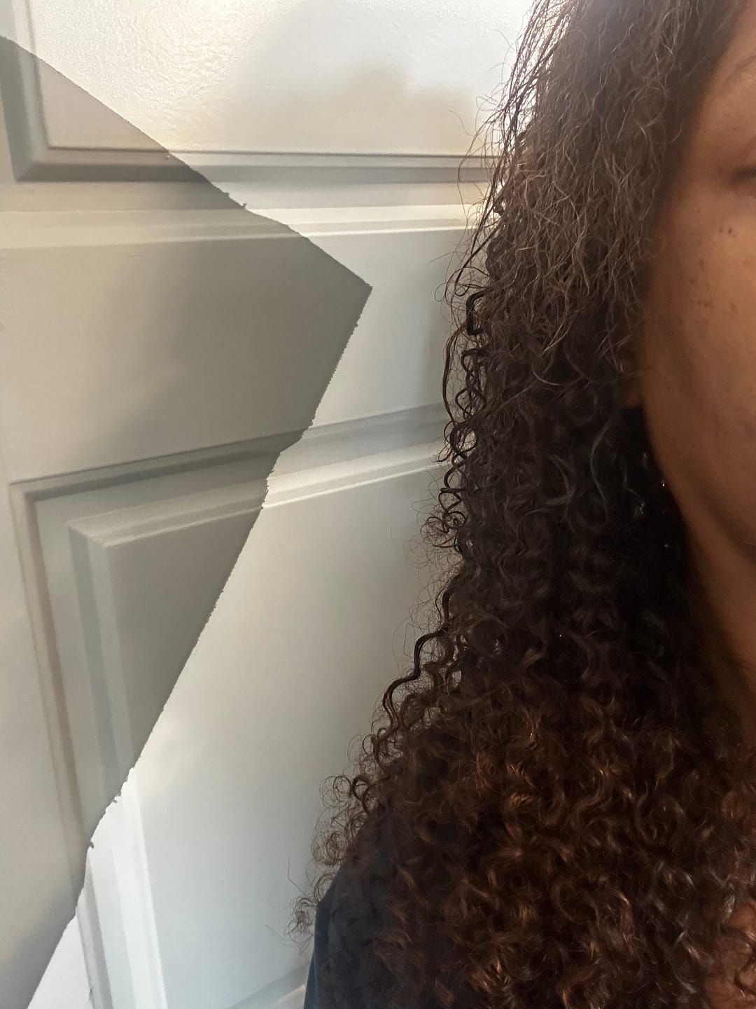 Customer photo review of Natural Color Water Wave Micro Loop Hair Extension