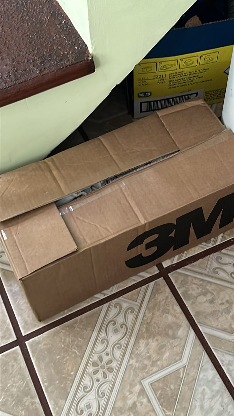 Customer photo review of 3M 6003, N95 Cartucho Vapor Orgánico Gas Ácido 07047, 70070316750, 1 Par