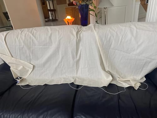 Customer photo review of PureGrounding® Organic Grounding Sheet