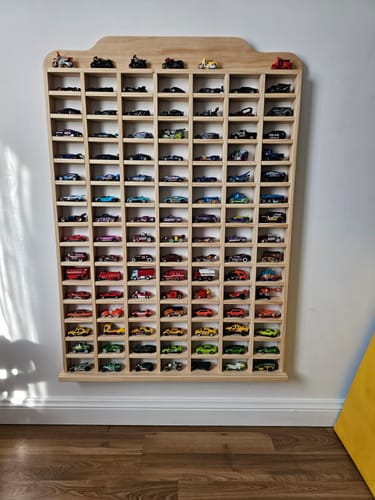 Customer photo review of Matchbox Car Garage Storage