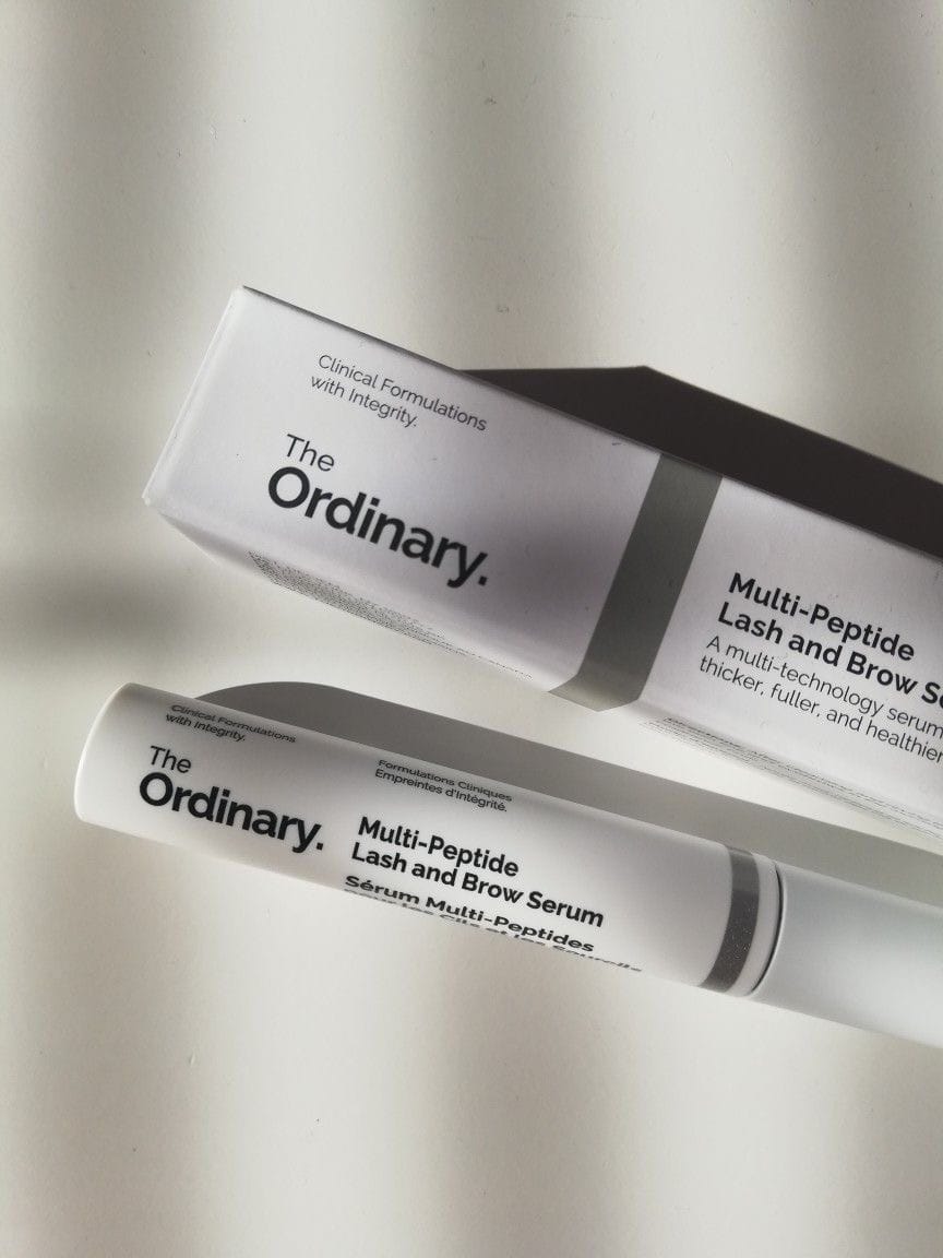 Customer photo review of The Ordinary Multi-Peptide Lash and Brow Serum