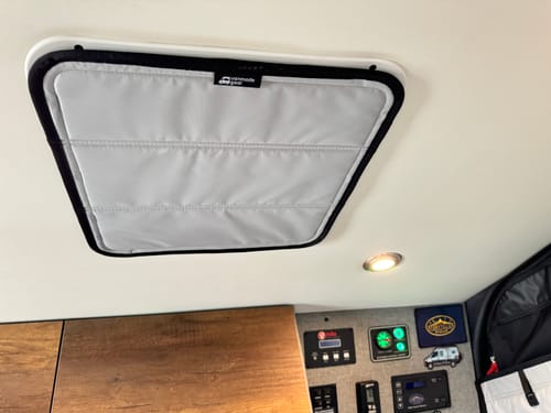 Customer photo review of Roof Vent Fan Insulated Cover