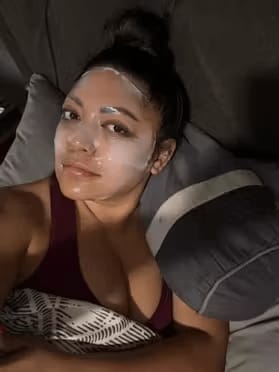 Customer photo review of Kollagen Boosting Maske