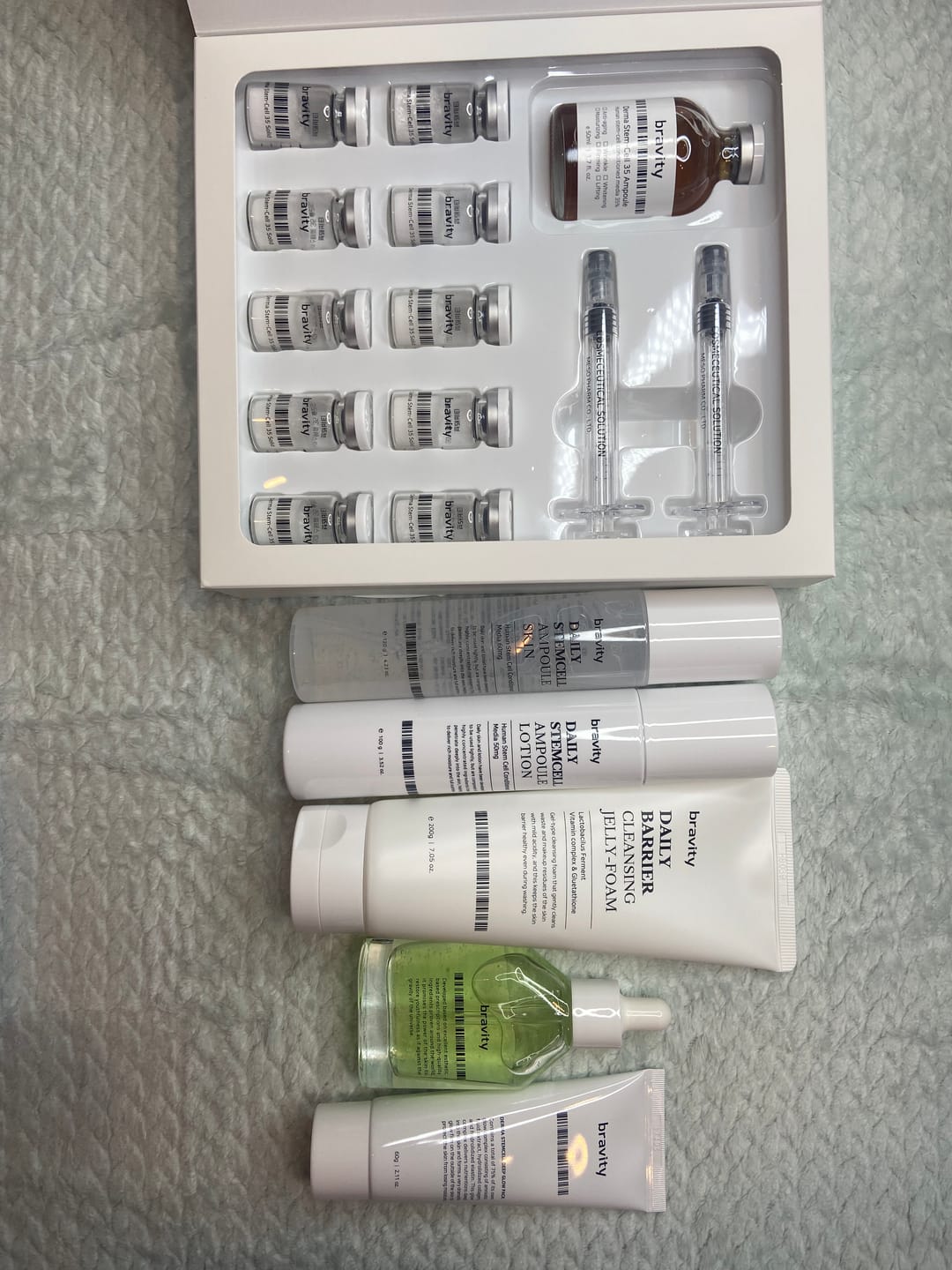 Customer photo review of Bravity Derma Stem Cell 35 Treatment Kit