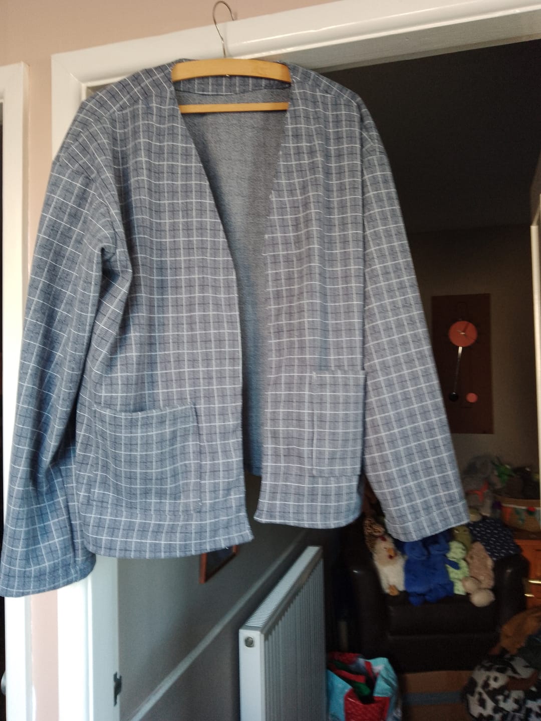 Customer photo review of Checkered Soft Wool Touch Fabric