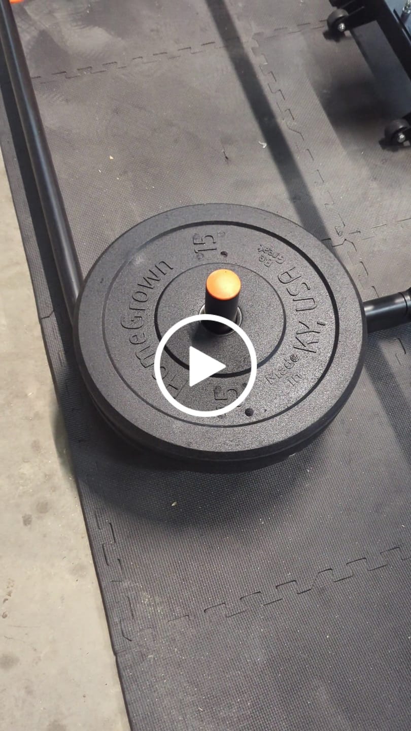 Customer video review of URA-MAX BLACK Bumper Plate Sets