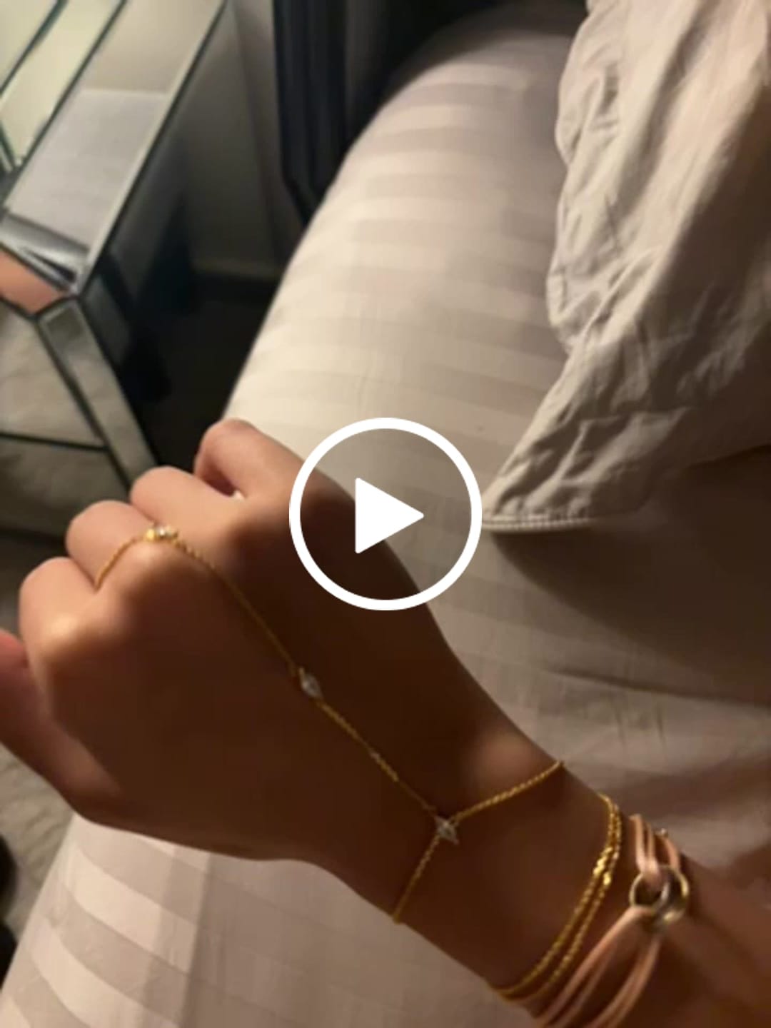 Customer video review of Amber Hand Chain