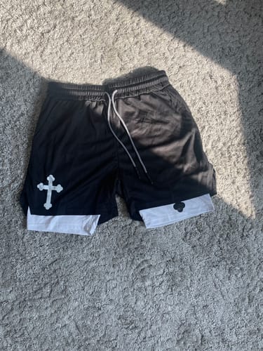 Customer photo review of Orthodox Gym Shorts
