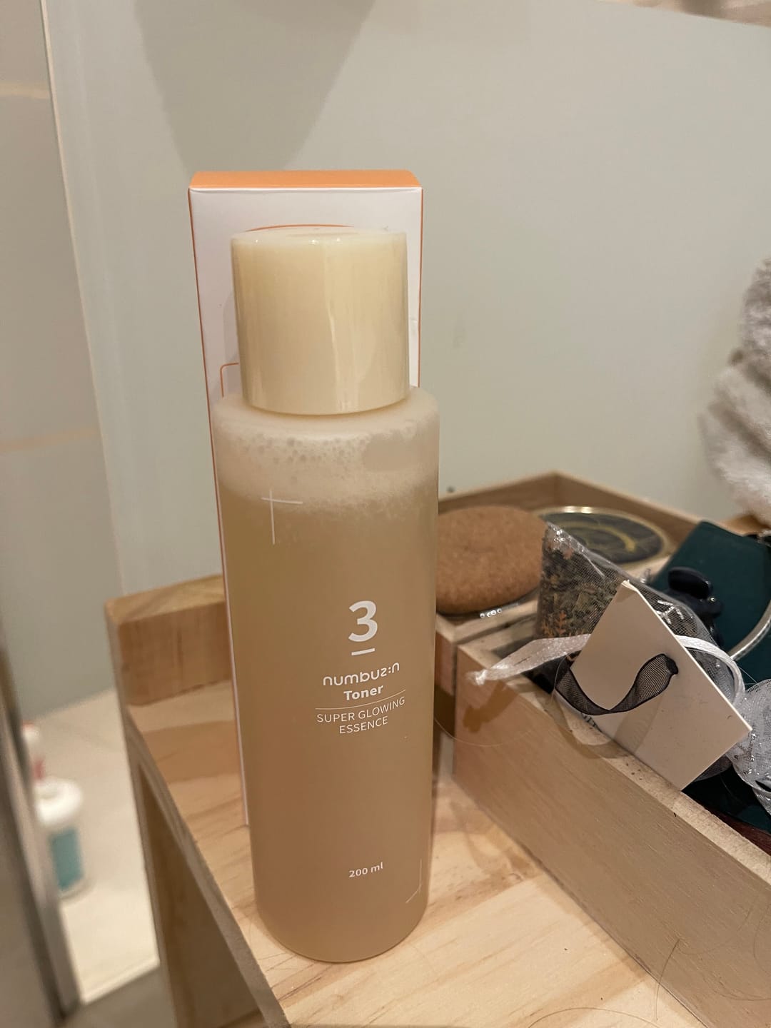 Customer photo review of Numbuzin - Essence toner super lumineux N°3 - 200ml