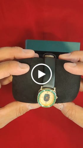 Customer video review of Oval Halo Diamond Watch